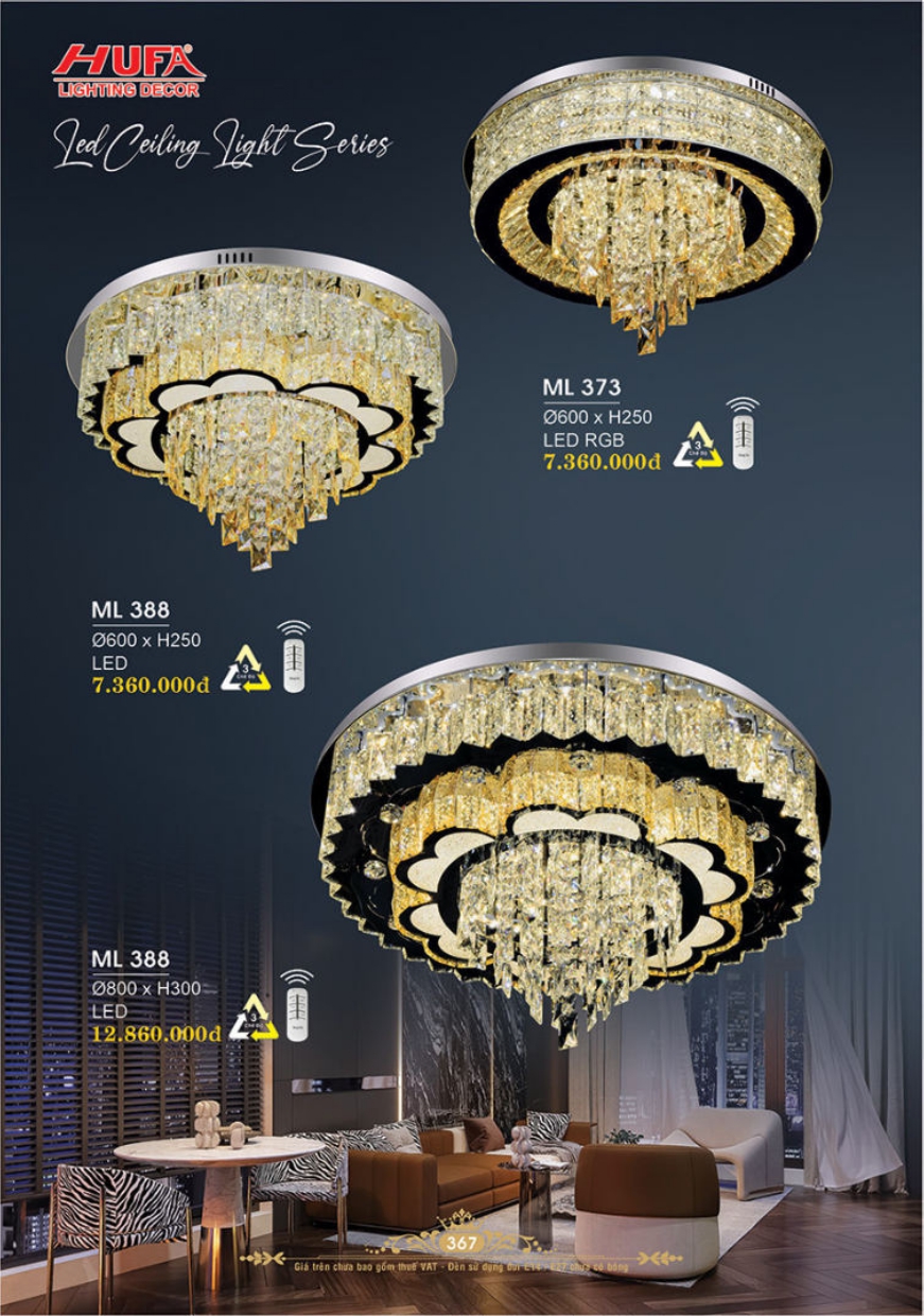 Bảng giá đèn trang trí HUFA